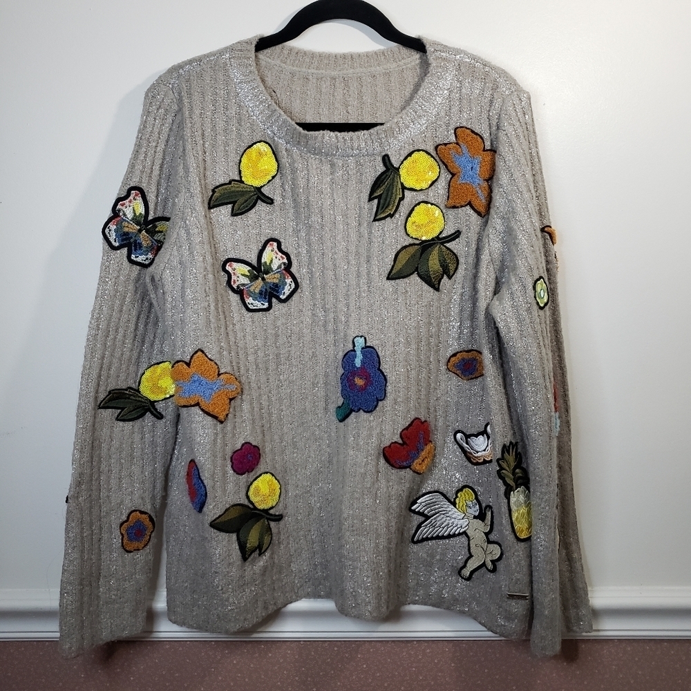 LIN Edition Limit Patch Sweater - XL